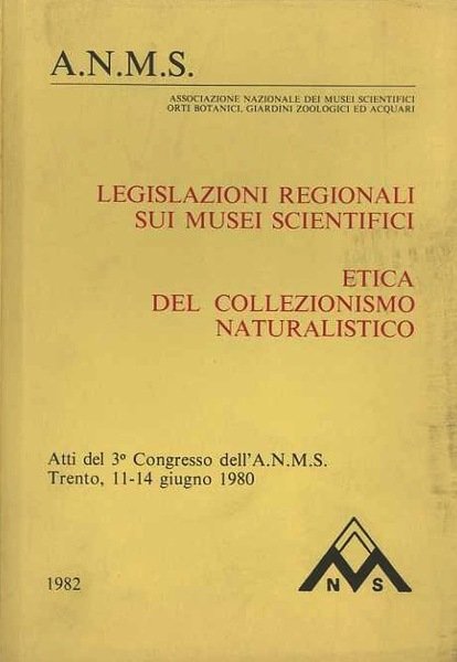 Legislazioni regionali sui musei scientifici.