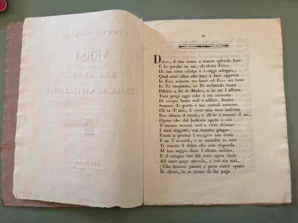 L'undici settembre 1831: versi.