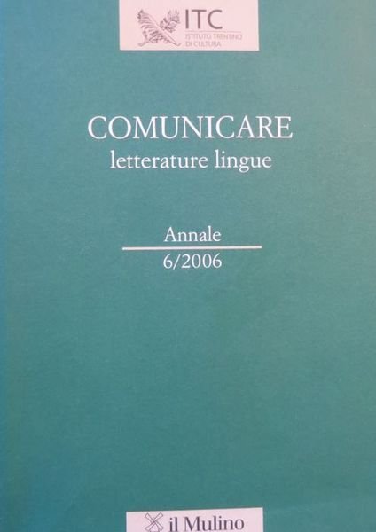 Comunicare: letterature, lingue.