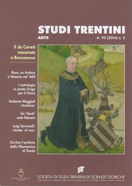 Studi trentini arte: il de Cerwit mecenate a Bressanone.