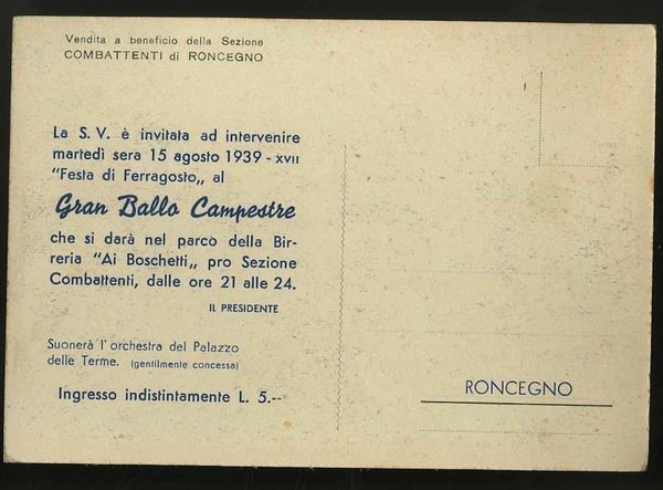 Roncegno. Gruppo di Cima Dodici. Alpi Trentine m. 2341. Guerra …