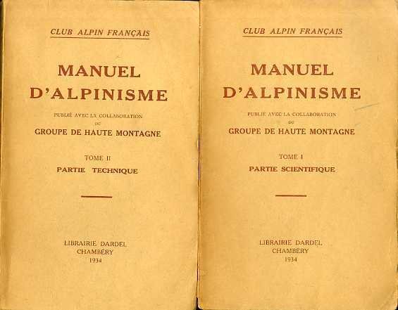 Manuel d'alpinisme.