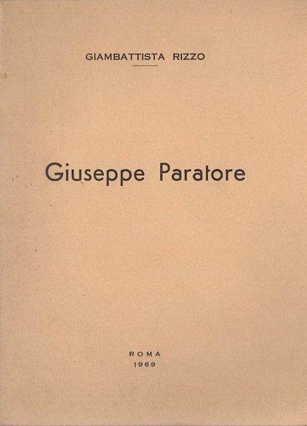 Giuseppe Paratore.