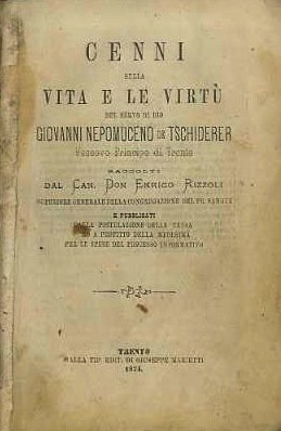 Cenni sulla vita e le virtù del servo di Dio …