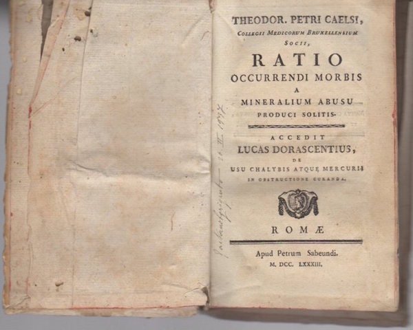 Ratio occurrendi morbis a mineralium abusu produci solitis.