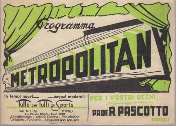 Metropolitan: Napoli: programma.