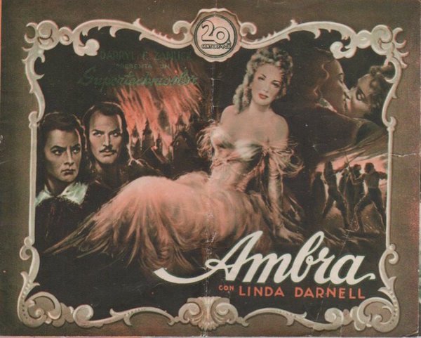 Ambra con Linda Darnell.