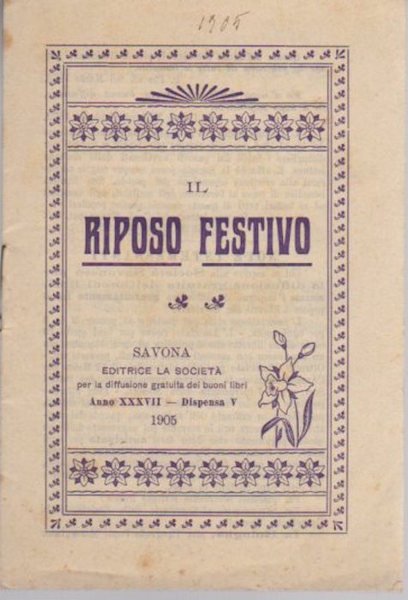 Il riposo festivo.