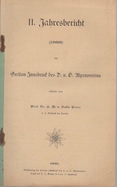 II. Jahresbericht (1888) der Section Innsbruck des D. u. Ã–. …