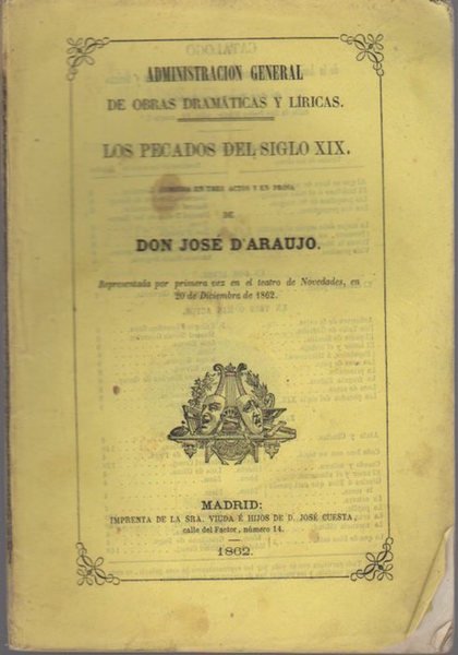 Pecados del siglo XIX: comedia en tres actos y en …