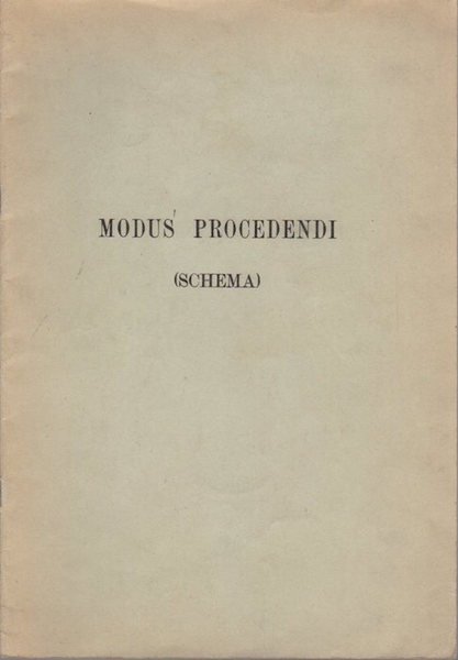 Modus procedendi in causis contentiosis, criminalibus, disciplinaribus FF. Minorum S. …