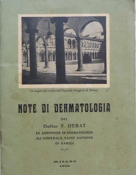 Note di dermatologia.
