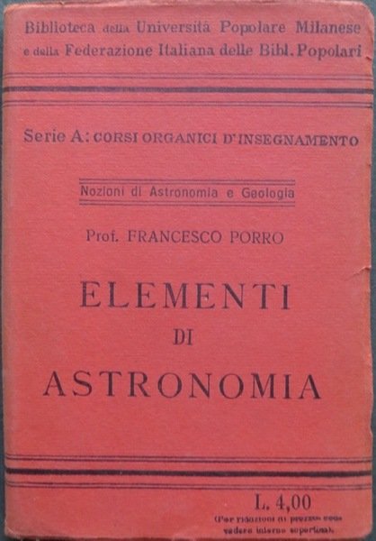 Elementi di astronomia.
