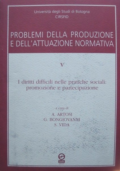 Problemi della produzione e dell'attuazione normativa: 5: I diritti difficili …