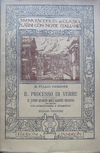 Il processo di Verre: Il libro quarto dell'azione seconda (de …