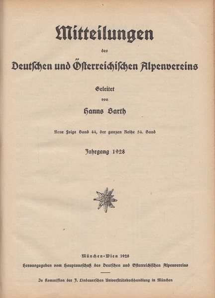 Mittheilungen des Deutschen und Ã–sterreichischen Alpenvereins.