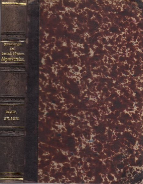 Mittheilungen des deutschen und oesterreichischen Alpenvereins.