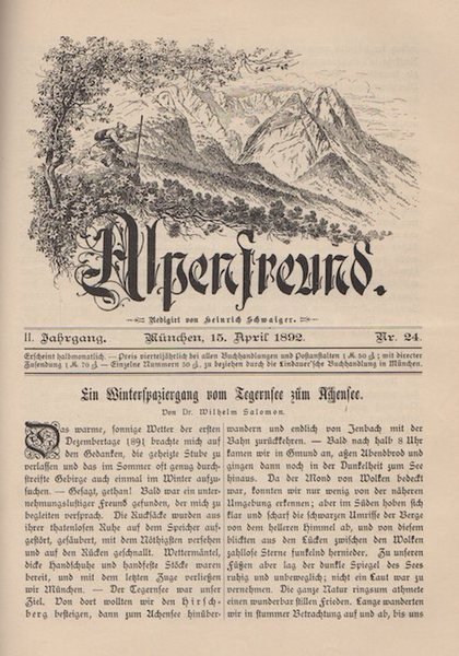 Der Alpenfreund: Touristiche Halbmonatschrift fÃ¼r das Deutsche Alpengebiet.
