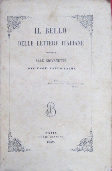 Il bello delle lettere italiane.