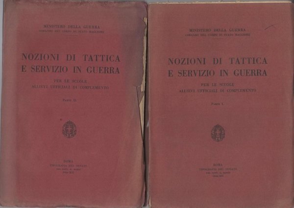 Nozioni di tattica e servizio in guerra: per le scuole …