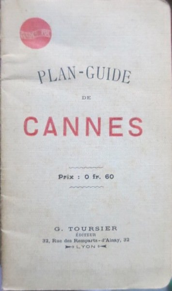 Plan-guide de Cannes.