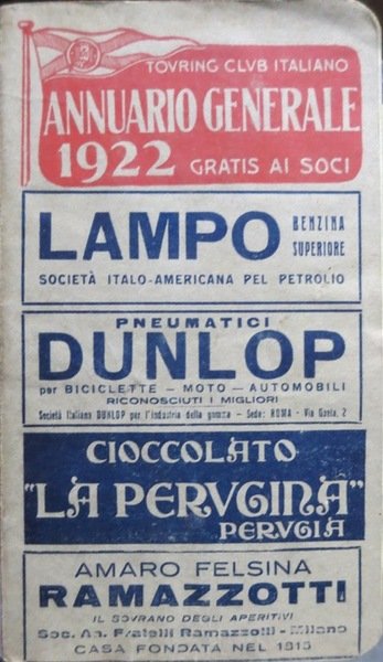 Touring Club Italiano: annuario generale: 1922.