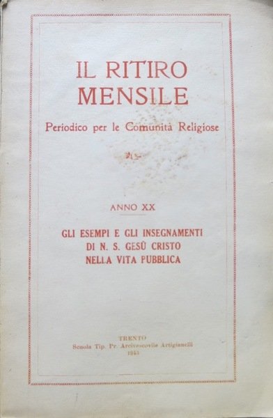 Gli esempi e gli insegnamenti di N. S. GesÃ¹ Cristo …