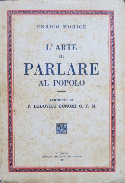 L'arte di parlare al popolo.