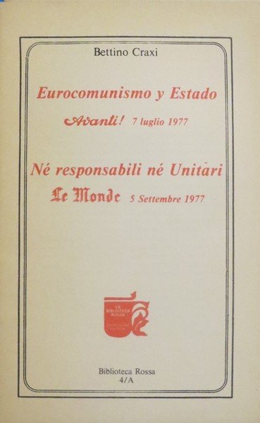 Eurocomunismo y estado - Avanti!, 7 luglio 1977 - NÃ© …