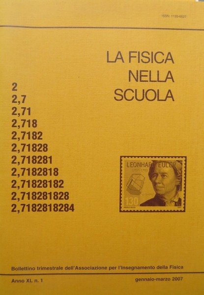 La fisica nella scuola: bollettino dell'Associazione per l'insegnamento della fisica.