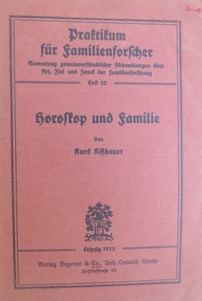 Horoskop und Familie.