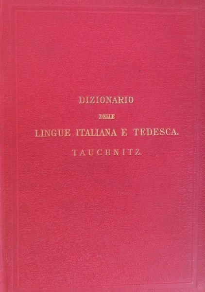 Nuovo dizionario tascabile italiano-tedesco e tedesco-italiano.