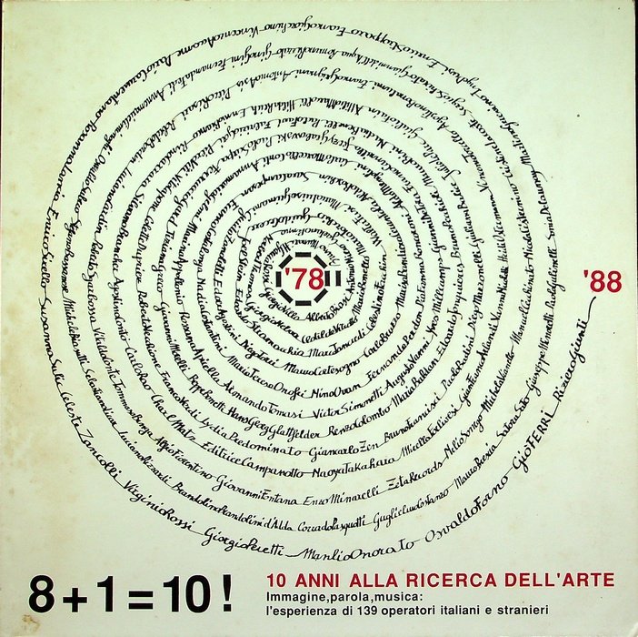 8+1: 10 anni alla ricerca dell'arte: immagine, parola, musica: l'esperienza …