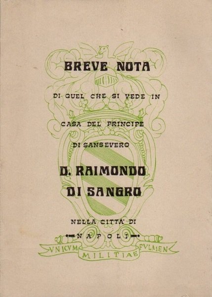 Breve nota di quel che si vede in casa del …