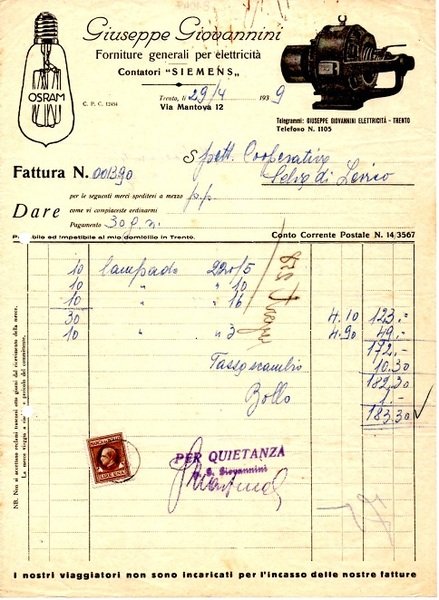 Giuseppe Giovannini: Trento.