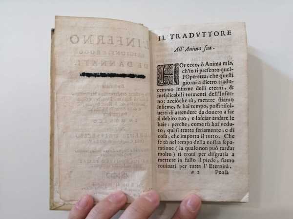 L'inferno prigione, e rogo de' dannati.