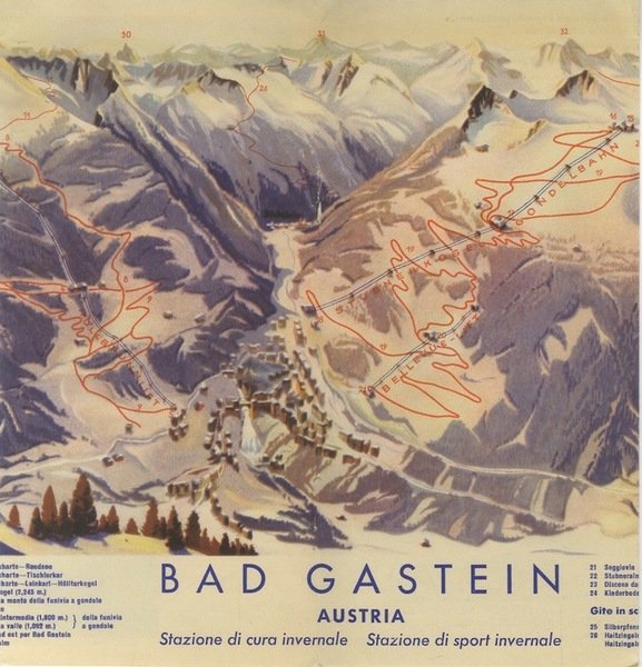 Bad Gastein, Austria, stazione di cura invernale, stazione di sport …