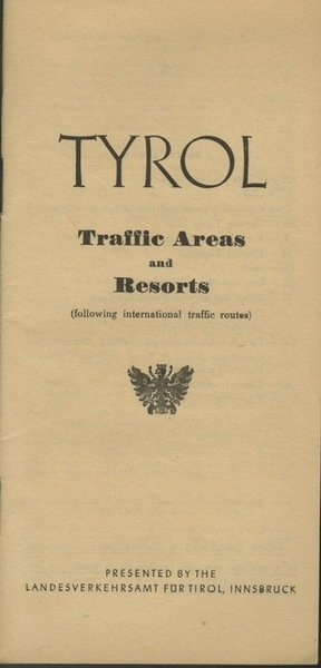 Tyrol Traffic Areas and resorts.