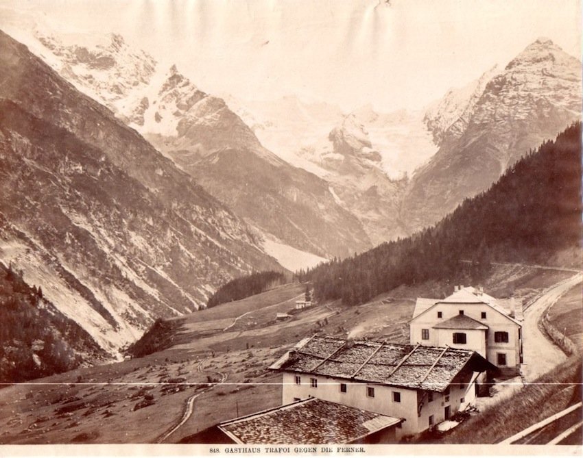 848. Gasthaus Trafoi Gegen Die Ferner.