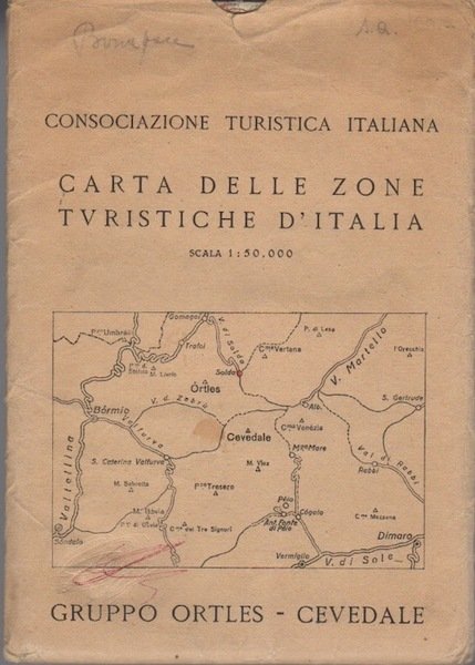 Carta delle zone turistiche d'Italia: Gruppo Orles-Cevedale.