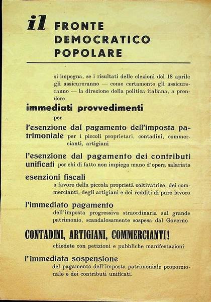 Il Fronte Democratico Popolare. | Immagine principale