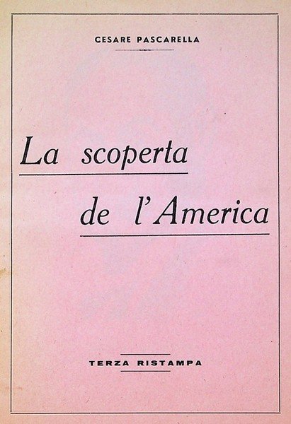 La scoperta de l'America.