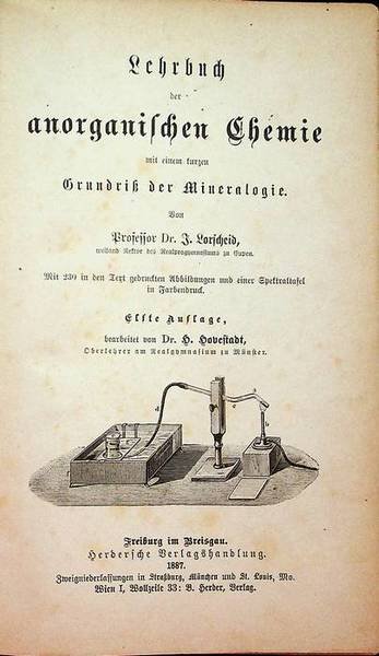 Lehrbuch der anorganischen Chemie mit einem kurzen Grundriss der Mineralogie.
