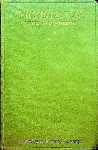 Ricordanze della mia vita. | Immagine principale