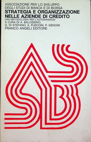 Strategia e organizzazione nelle aziende di credito: una metodologia per …