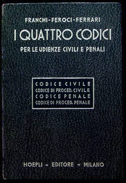 I quattro codici per le udienze civili e penali: codice …