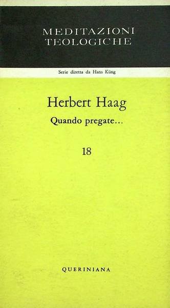 Quando pregate.