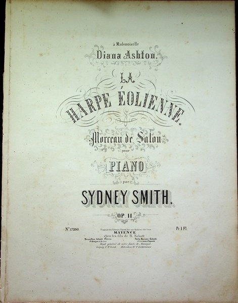 La Harpe Ã©olienne: Op.11 A 2 mains.