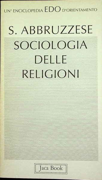 Sociologia delle religioni.
