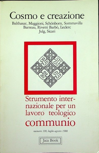 Cosmo e creazione.